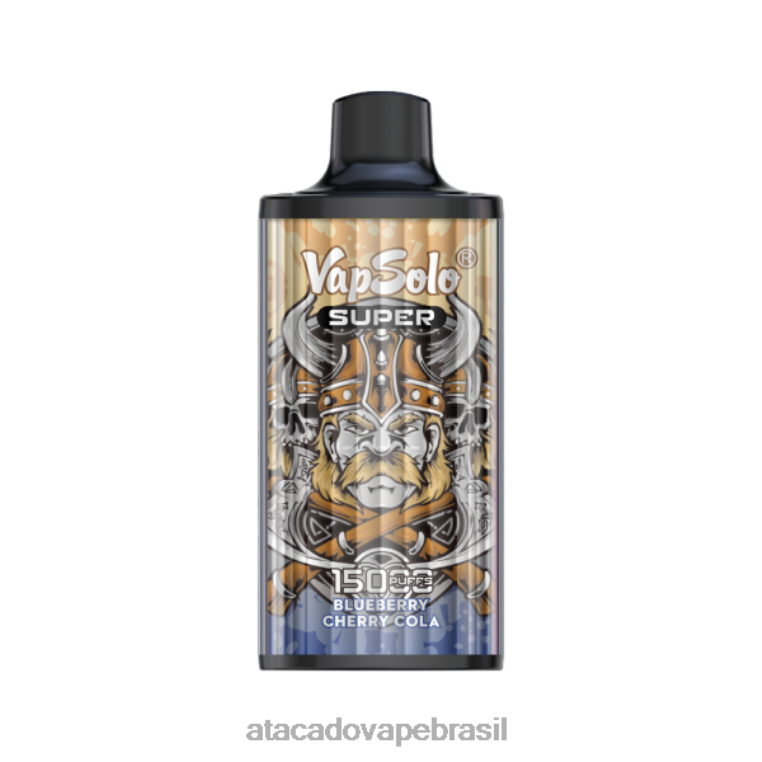 Vape Brasília Taguatinga 6J4B0109 Vapsolo SUPER vaporizador descartável cola de cereja e mirtilo