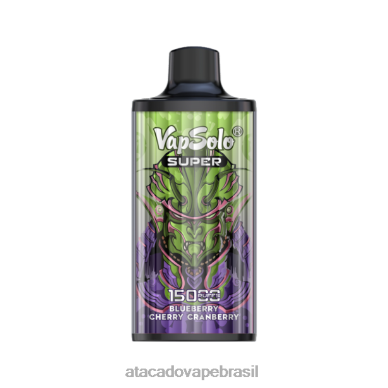 Vape Cigarro Eletrônico Barato 6J4B0110 Vapsolo SUPER vaporizador descartável mirtilo cereja cranberry