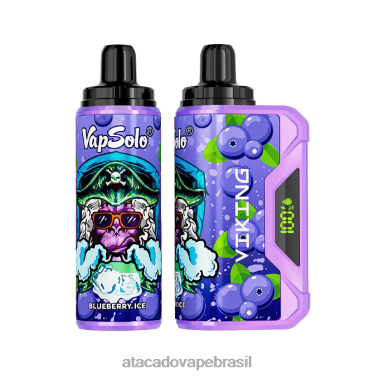 Grossiste Vape 6J4B0130 Vapsolo VIKING vaporizador descartável mirtilo