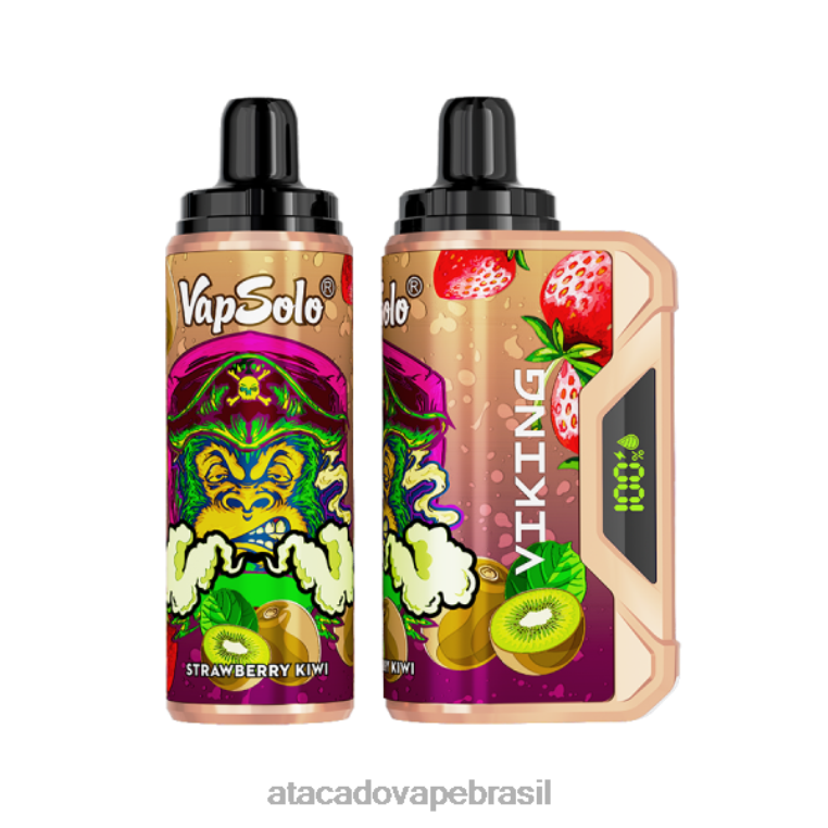 Grossiste Vape 6J4B0138 Vapsolo VIKING vaporizador descartável kiwi morango