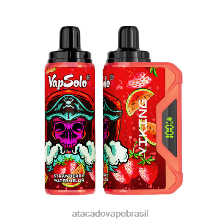 Vape Atacado Mercado Livre 6J4B0140 Vapsolo VIKING vaporizador descartável melancia morango