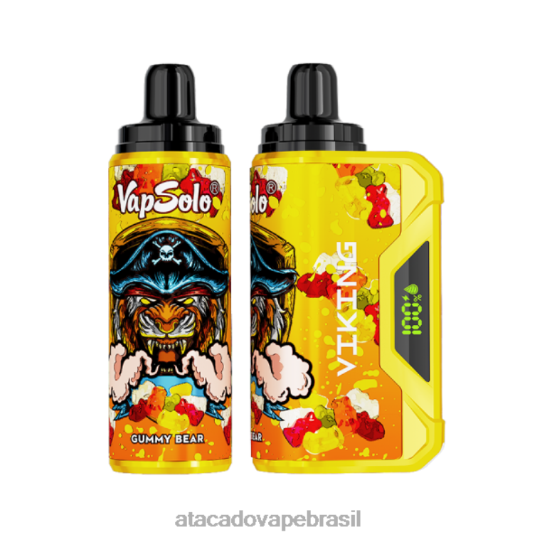 Vape Brasília Taguatinga 6J4B0133 Vapsolo VIKING vaporizador descartável ursinho de goma