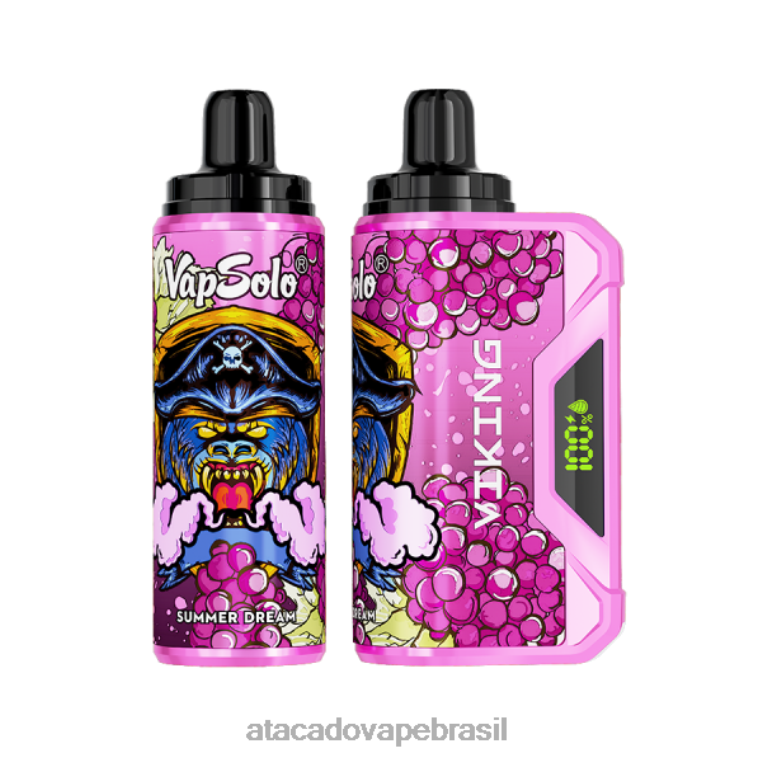 Vape Brasília Taguatinga 6J4B0141 Vapsolo VIKING vaporizador descartável sonho de verão