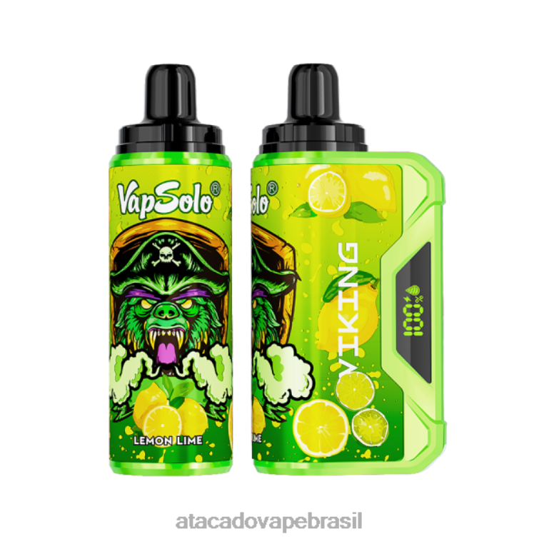 Vape Cigarro Eletrônico Barato 6J4B0134 Vapsolo VIKING vaporizador descartável limão