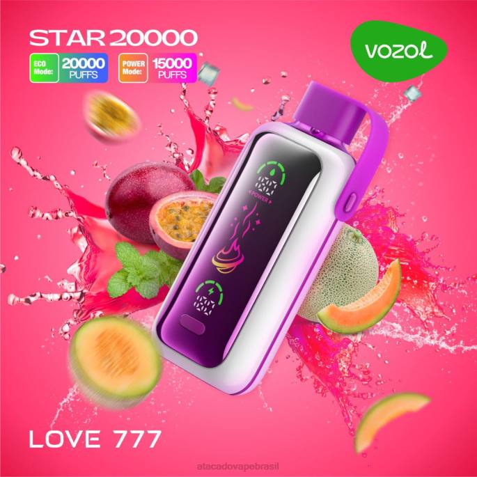 VOZOL STAR 20.000 FPB012 amor 777 Vape Atacado Mercado Livre