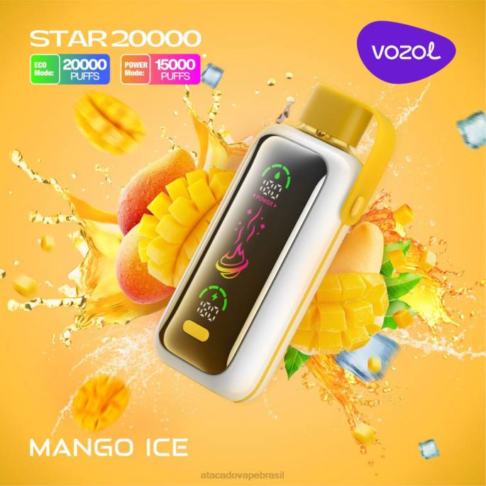 VOZOL STAR 20.000 FPB013 gelo de manga Vape Brasília Taguatinga