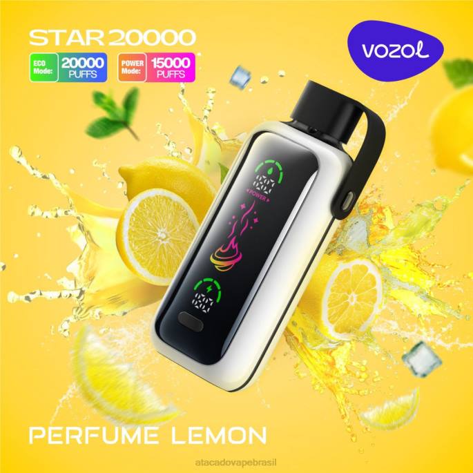 VOZOL STAR 20.000 FPB017 perfume limão Atacado Vape Brasil