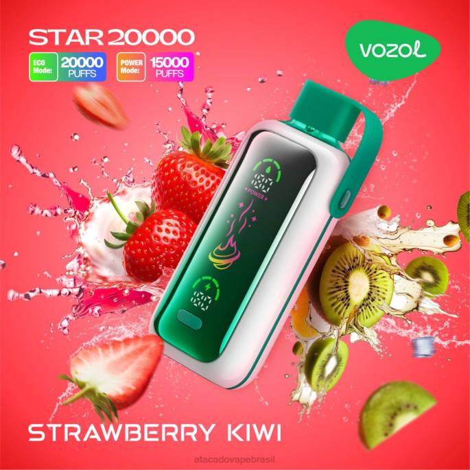 VOZOL STAR 20.000 FPB020 kiwi morango Vape Atacado Mercado Livre