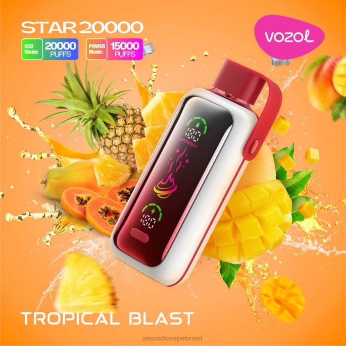 VOZOL STAR 20.000 FPB02 explosão tropical Grossiste Vape