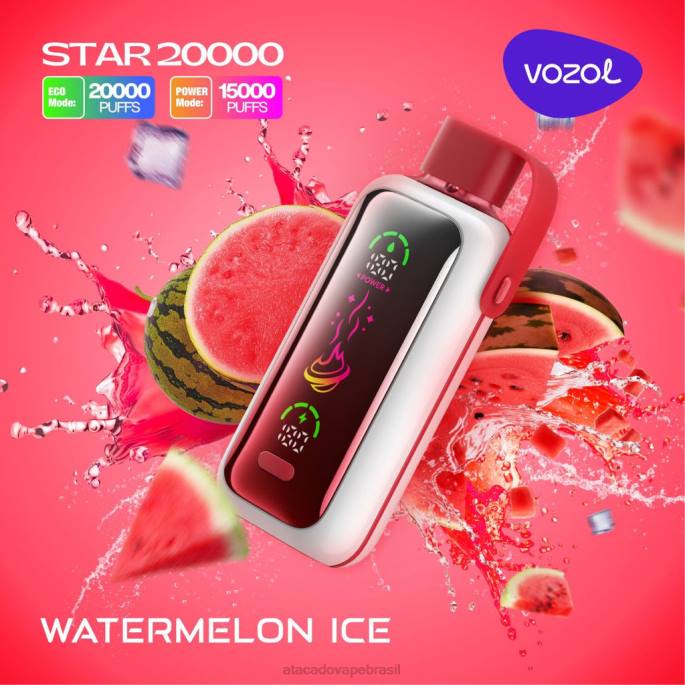 VOZOL STAR 20.000 FPB03 gelo de melancia Atacado Vaporizador