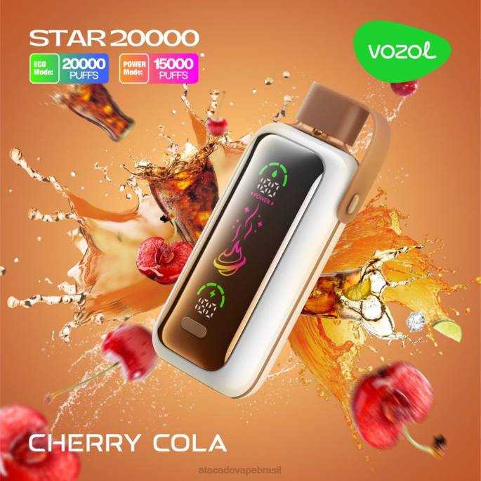 VOZOL STAR 20.000 FPB06 cola de cereja Vape Cigarro Eletrônico Barato