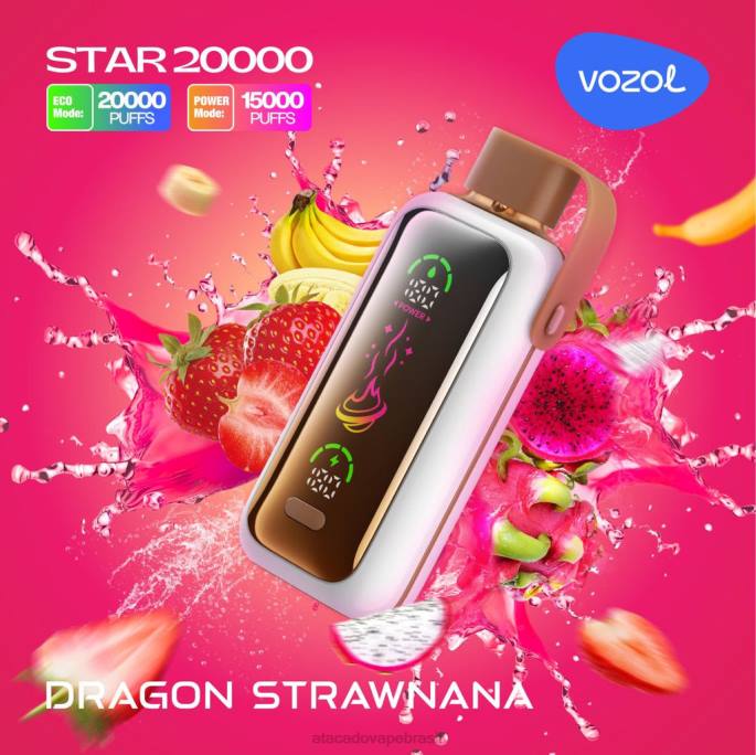 VOZOL STAR 20.000 FPB08 dragão palhanana Cigarro Eletronico Vape